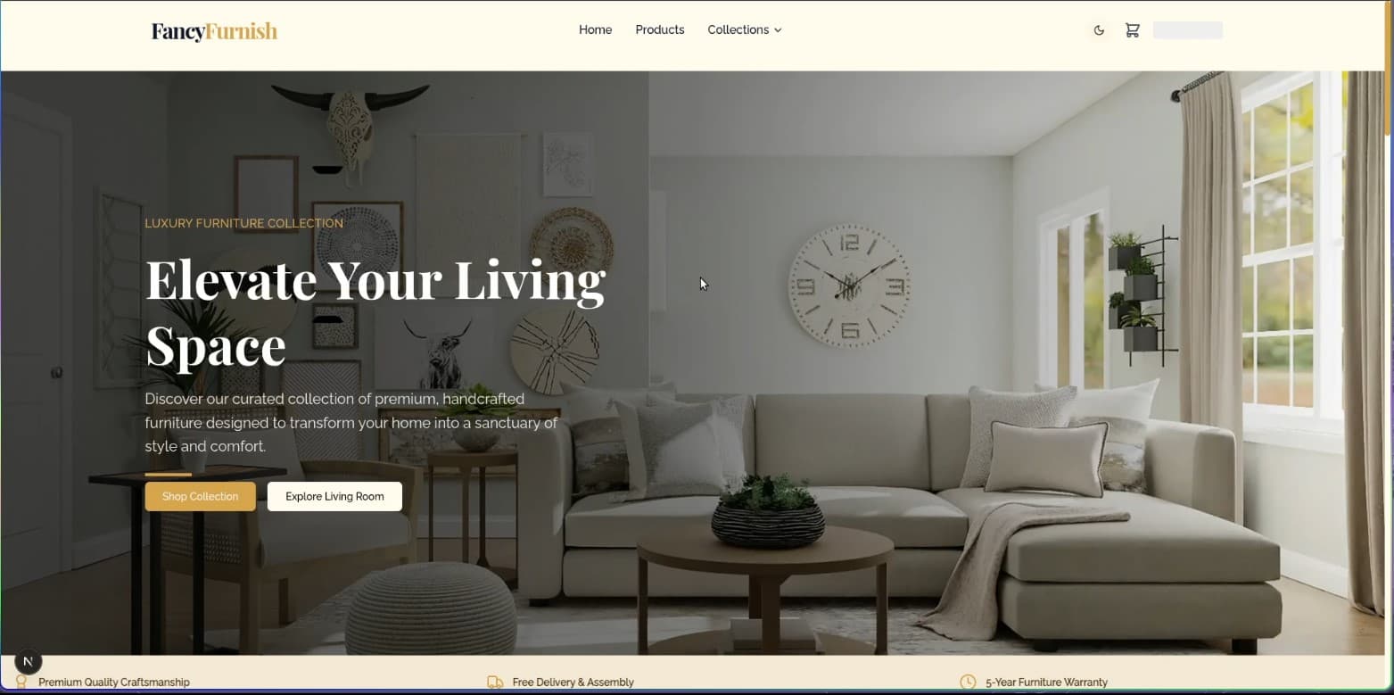 Furniture Store - ავეჯის ონლაინ მაღაზია - 1